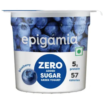 Greek Yogurt (Blueberry - Zero Added Sugar) - Epigamia