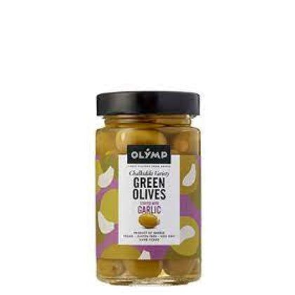 Green Olives Stuffed With Garlic - Olymp