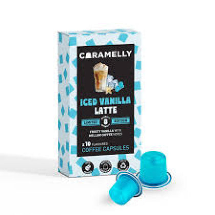 Iced Vanilla Latte Coffee Capsules - Caramelly