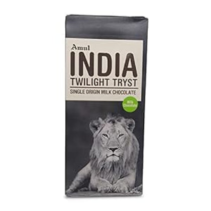 India Twilight Tryst Single Origin Milk Chocolate - Amul