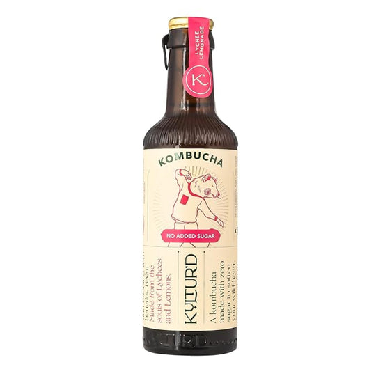 Lychee Lemonade ( No Added Sugar ) - Kultur'd Kombucha