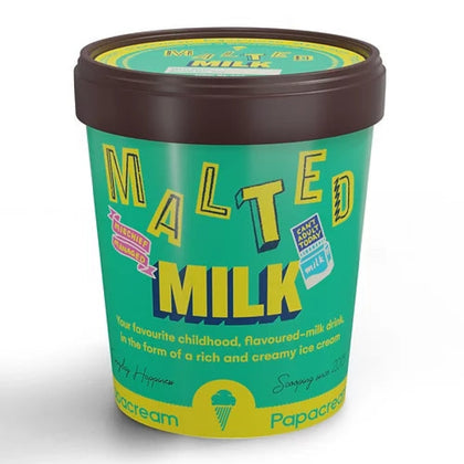 Malted Milk Ice Cream - Papacream