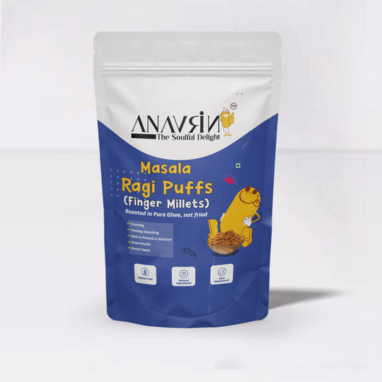 Masala Ragi Puffs - Anavrin