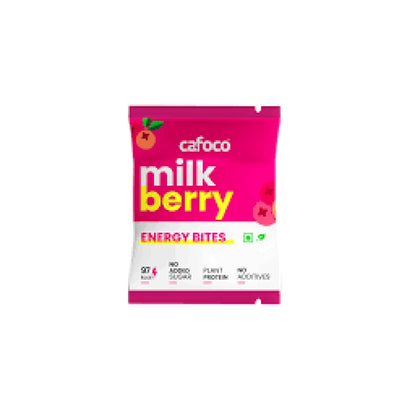 Milk Berry Energy Bites - Cafoco