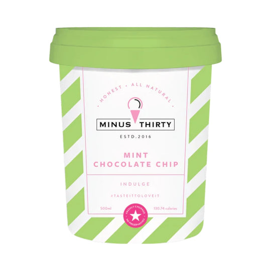 Mint Chocolate Chip Ice Cream - Minus 30