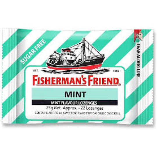 Mint Flavour Lozenges (Sugar Free) - Fisherman's Friend