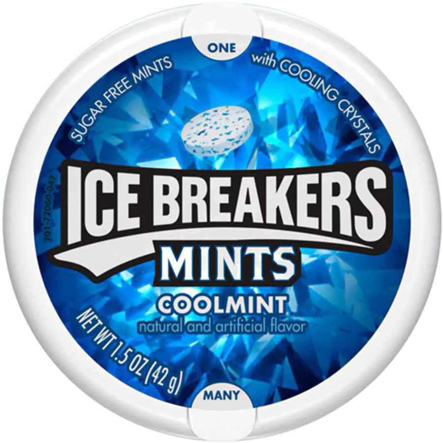 Mints Coolmint Candies (Sugar Free) - Ice Breakers