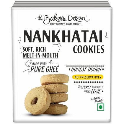 Nankhatai Cookies - The Baker’s Dozen