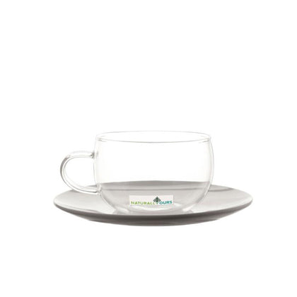 Naturally Yours - Glass Cup With Saucer