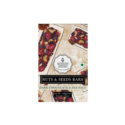 Nuts & Seeds Bars (Dark Chocolate Sea Salt) - Monsoon