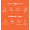 Orange Sparkling Water - Polka Pop