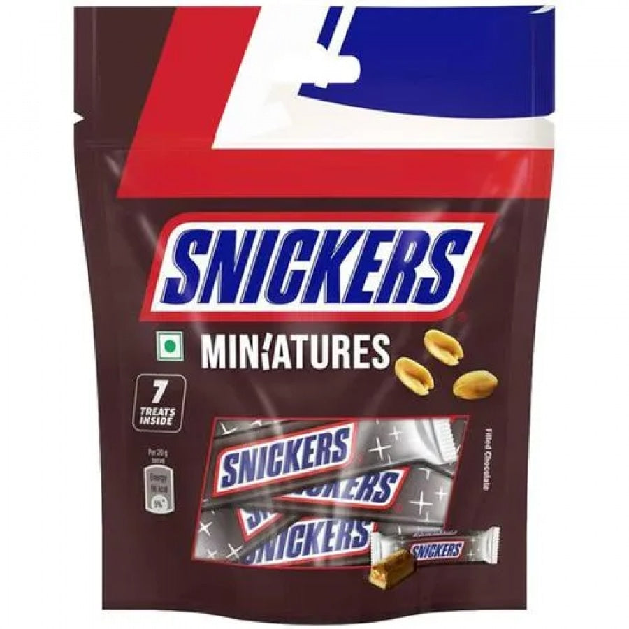 Peanut Filled Miniatures Chocolate Bar - Snickers