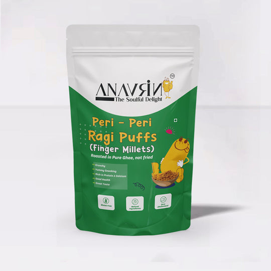Peri Peri Ragi Puffs - Anavrin