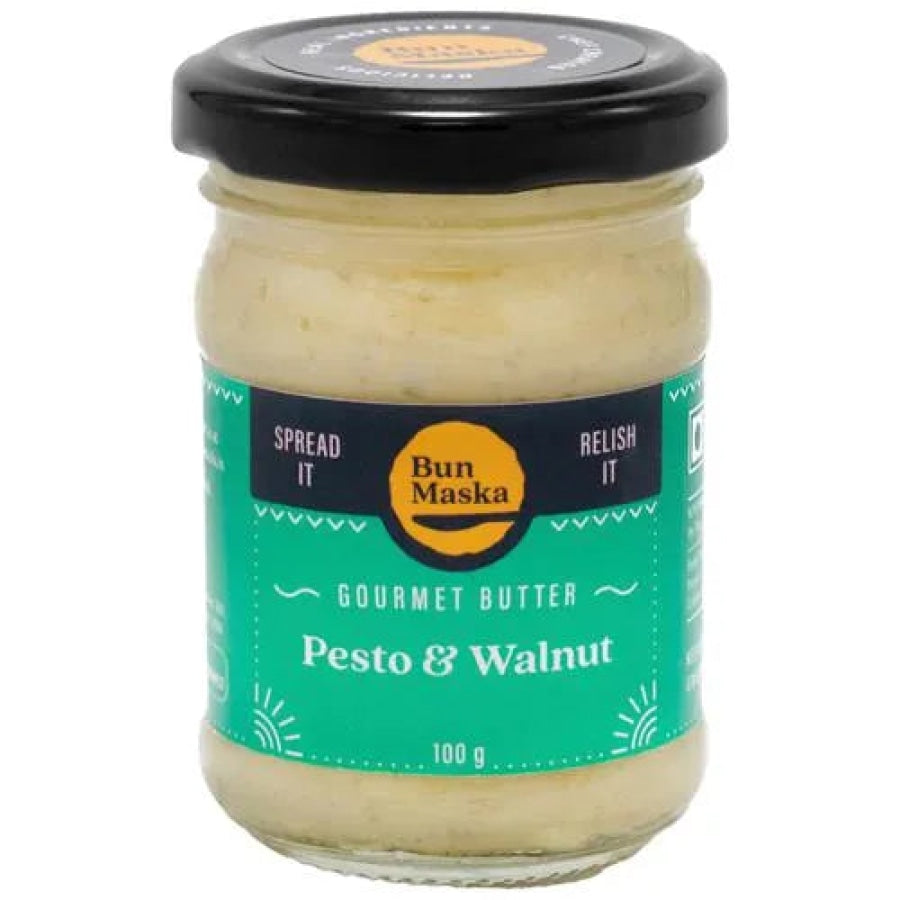 Pesto & Walnut Gourmet Butter - Bun Maska