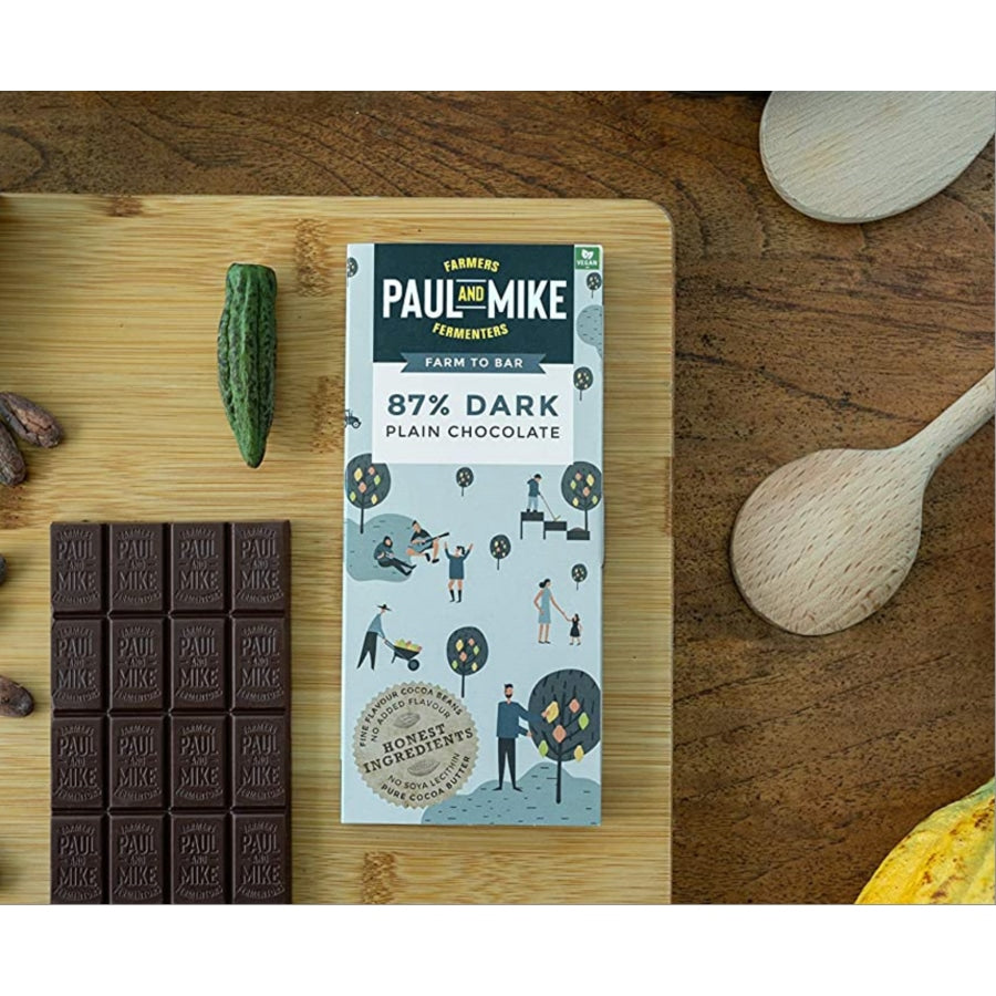 Plain (87% Dark Chocolate) - Paul & Mike