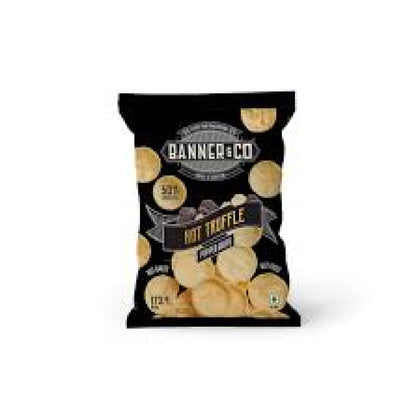 Popped Potato Chips (Hot Truffle) - Banner &