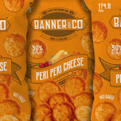 Popped Potato Chips (Peri Peri Cheese) - Banner &