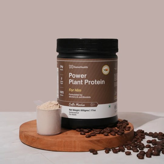 Power Plant Protein (Coffee Mocha) for Men - Dame Health