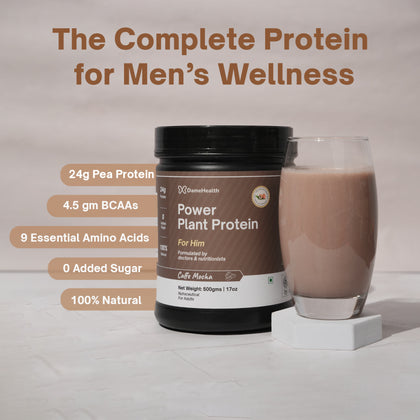 Power Plant Protein (Coffee Mocha) for Men - Dame Health
