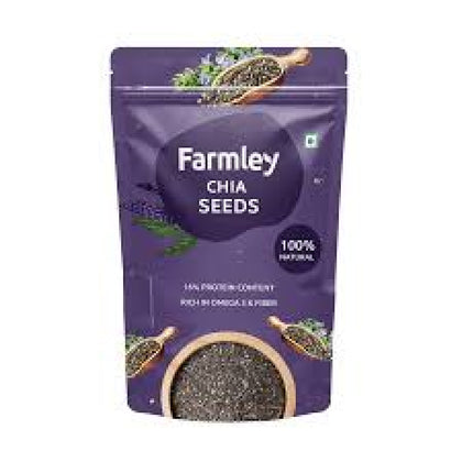 Premium Chia Seeds (Standee Pouch) - Farmley