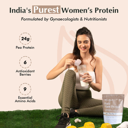 Pure Plant Protein (Coffee) for Women - Dame Health