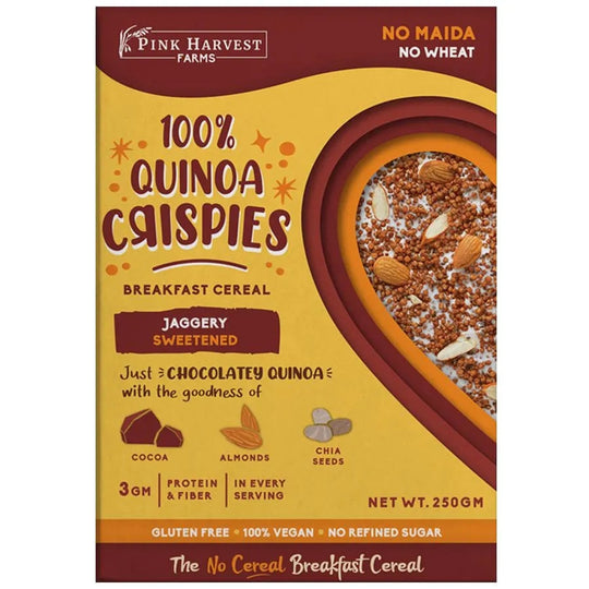Quinoa Crispies Cereal - Pink Harvest