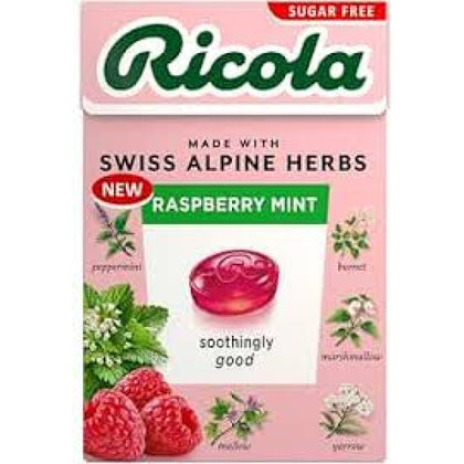 Raspberry Mint Lozenges (Sugar Free) - Ricola
