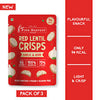 Red Lentil Crisps (Garlic & Herb) Pink Harvest