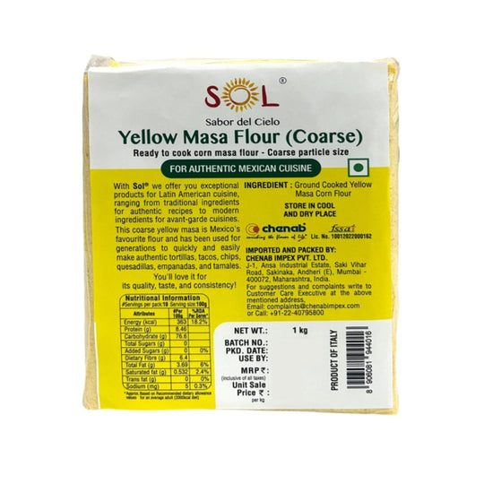 Sol Yellow Masa Flour ( Coarse ) - Maseca