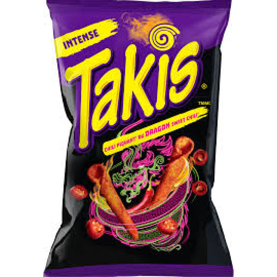Spicy Sweet Chilli Pepper Flavored Tortilla Chips (Dragon Sweet Chilli) - Takis