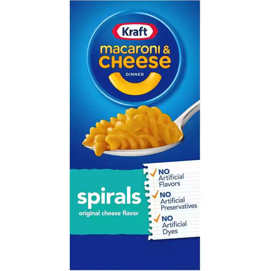 Spirals Macaroni & Cheese - Kraft