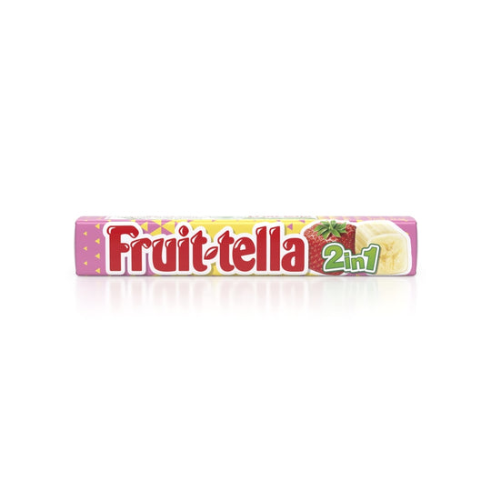 Strawberry & Banana 2in1 Candy (Gelatin Free) - Fruit-Tella