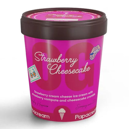 Strawberry Cheesecake Ice Cream - Papacream