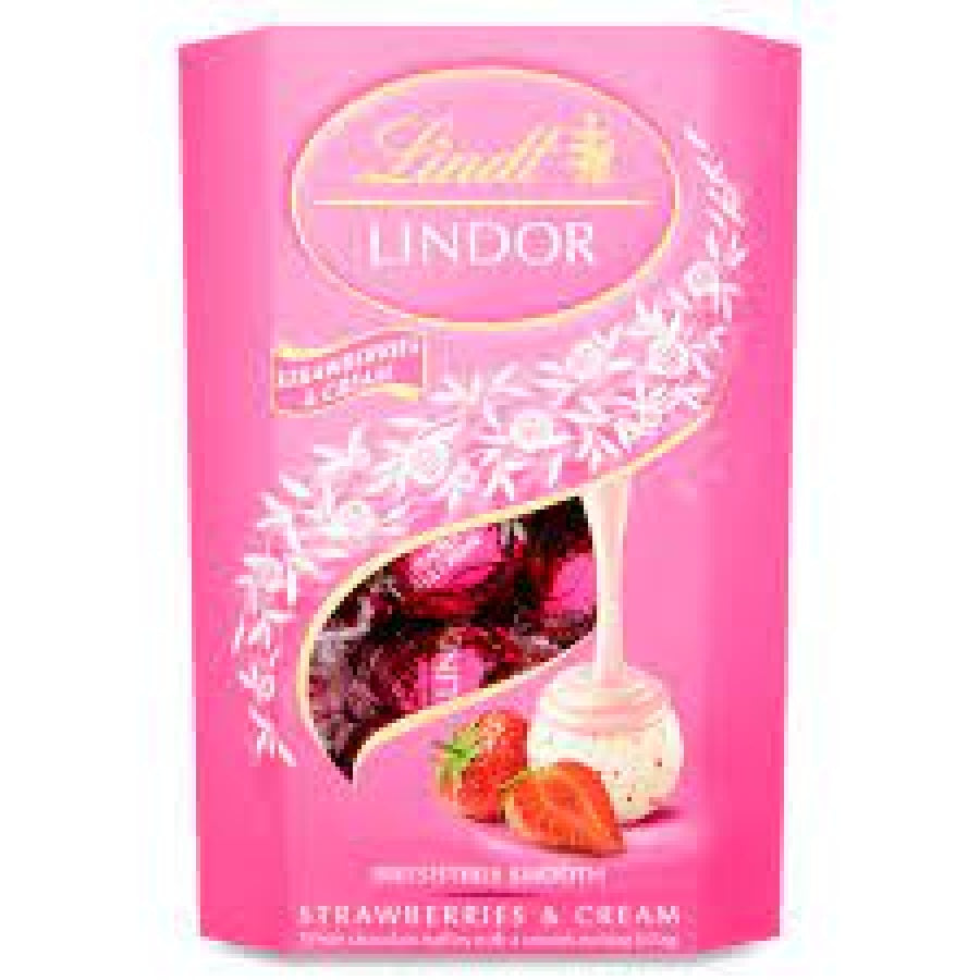Strawberry & Cream Balls (Limited Edition) - Lindt Lindor