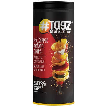 Tagz Popped Potato Chips - Beer’N barbeque
