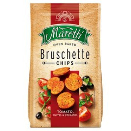 Tomato Olive & Oregano/70 gm - Maretti Bruschette Chips