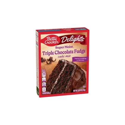 Triple Chocolate Fudge Cake Mix - Betty Crocker