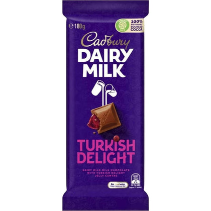 Turkish Delight Milk Chocolate - Cadbury Dairy