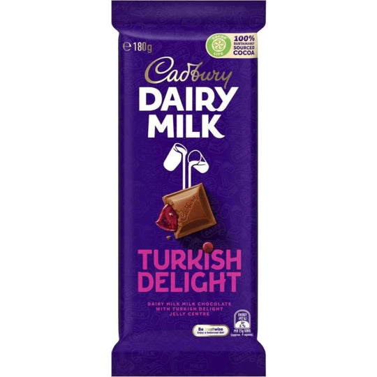 Turkish Delight Milk Chocolate - Cadbury Dairy Milk