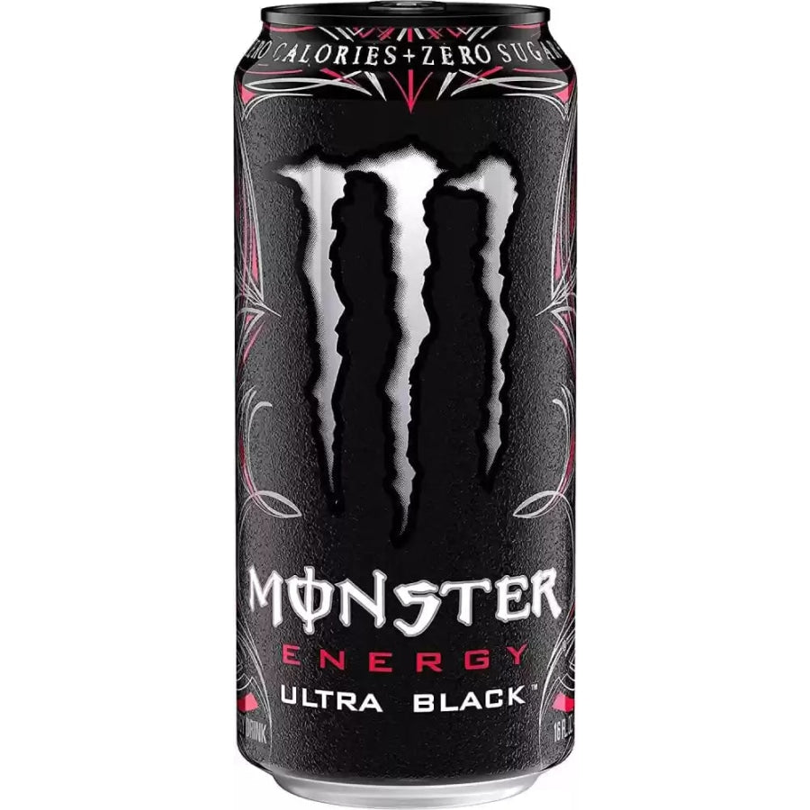 Ultra Black Energy Drinks (Zero Sugar) - Monster