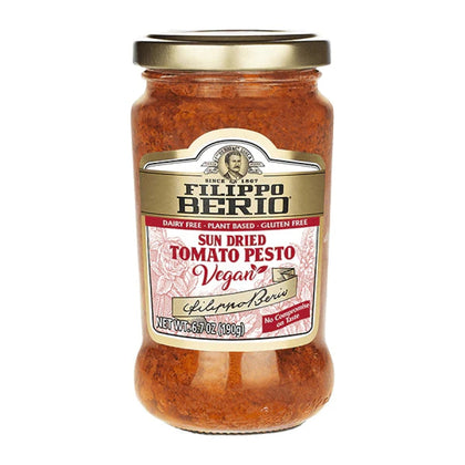 Vegan Sun Dried Tomato Pesto (Gluten Free) - Filippo Berio