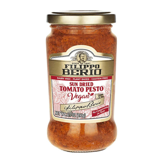 Vegan Sun Dried Tomato Pesto ( Gluten Free) - Filippo Berio