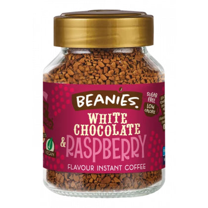 White Chcolate & Raspberry Instant Coffee - Beanies