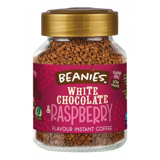 White Chcolate & Raspberry Instant Coffee - Beanies