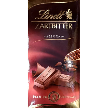 Zartbitter (52% Cacao) Premium Chocolate - Lindt