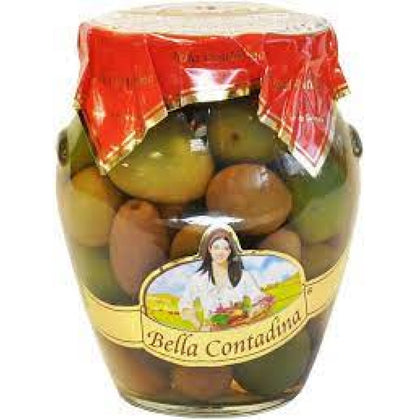 Cerignola Black Olives In Brine - Bella Contadina