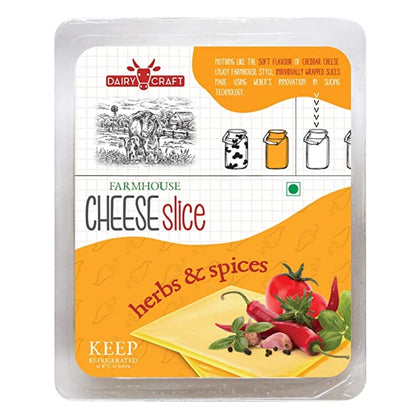 Cheese Slice (Herb & Spice) - Dairy Craft