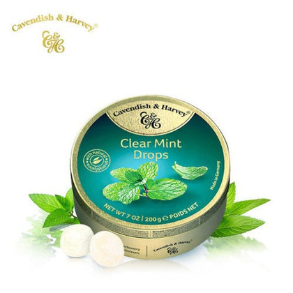 Clear Mint Drops - Cavendish & Harvey