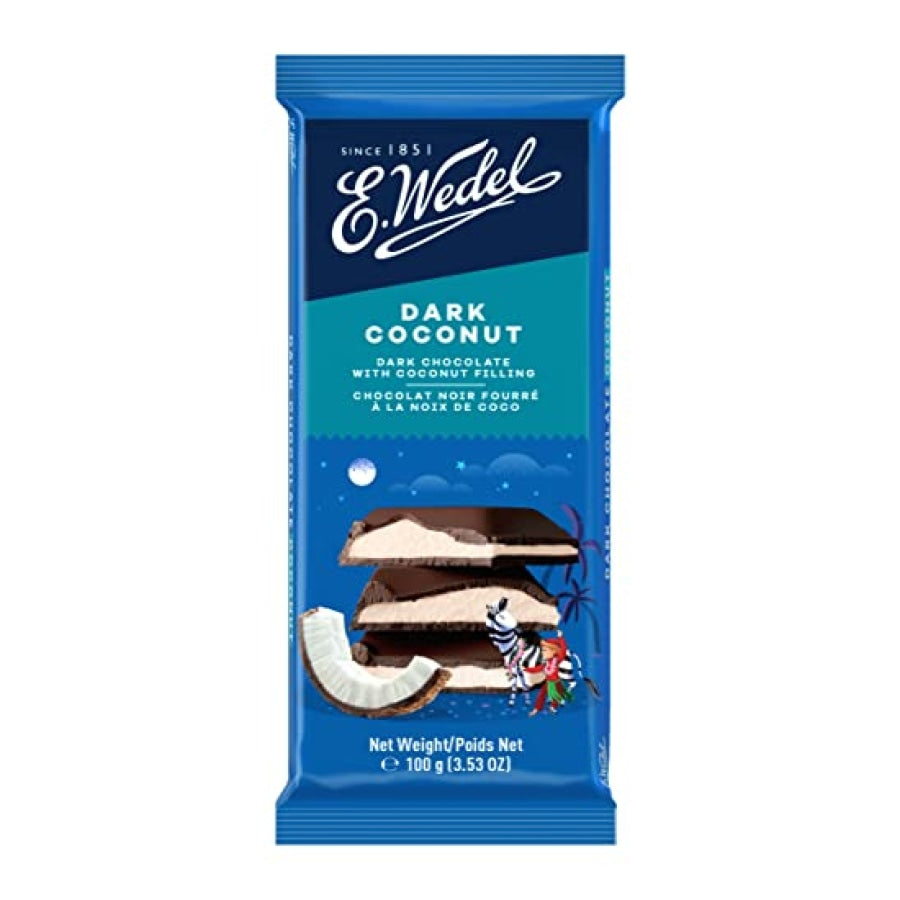 Dark Chocolate With Coconut - E. Wedel