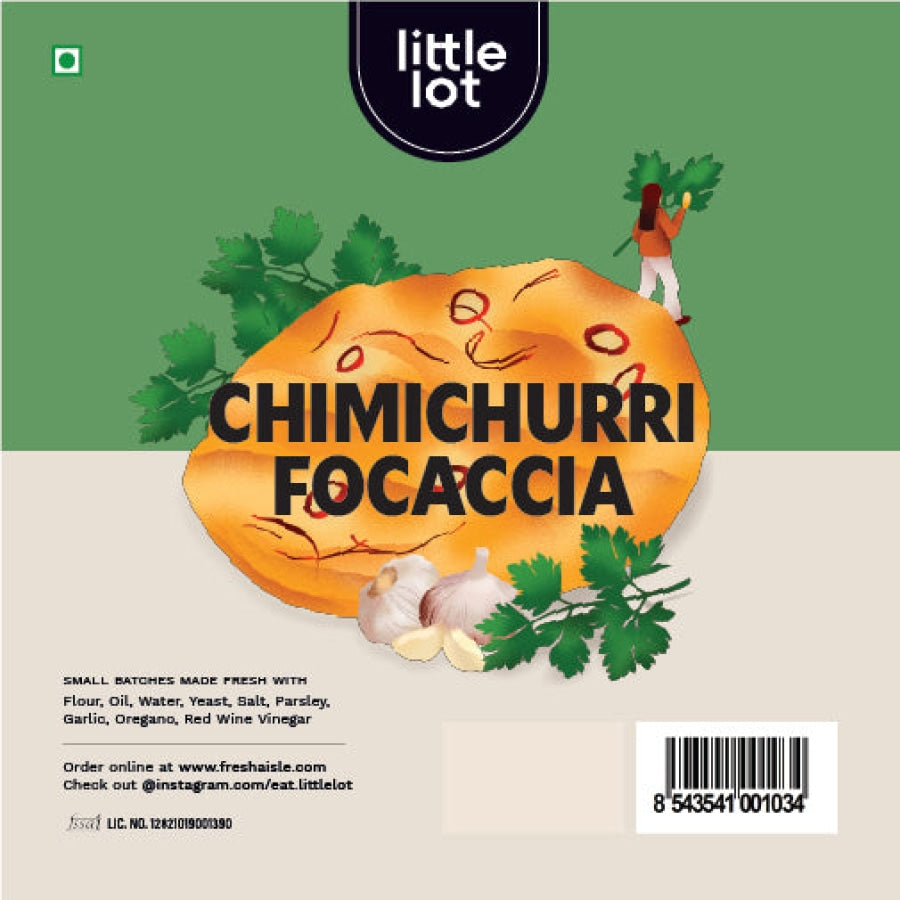 Focaccia Chimichurri - Little Lot